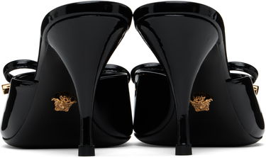 Skopleje Versace Versace Opera Bow Patent Heeled Sandals Sort | 1018239_D2VE_1B00V, 1