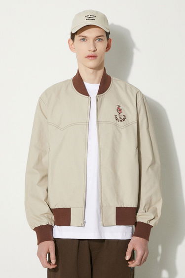Bomberjakke BBC IceCream ICECREAM Western Bomber Jacket Beige | IC24202, 3