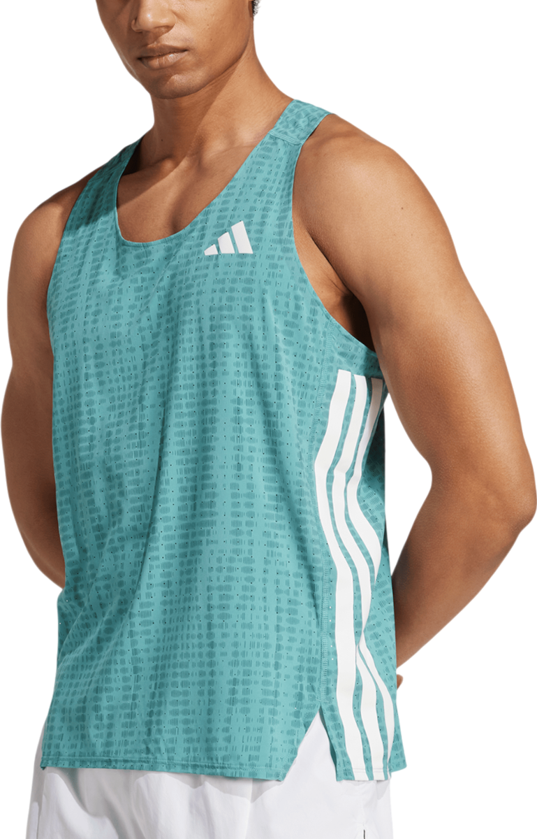 Tanktop adidas Performance Adizero Running Singlet Turkis | jv7161, 0