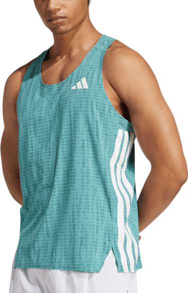 Tanktop adidas Performance Adizero Running Singlet Turkis | jv7161, 0