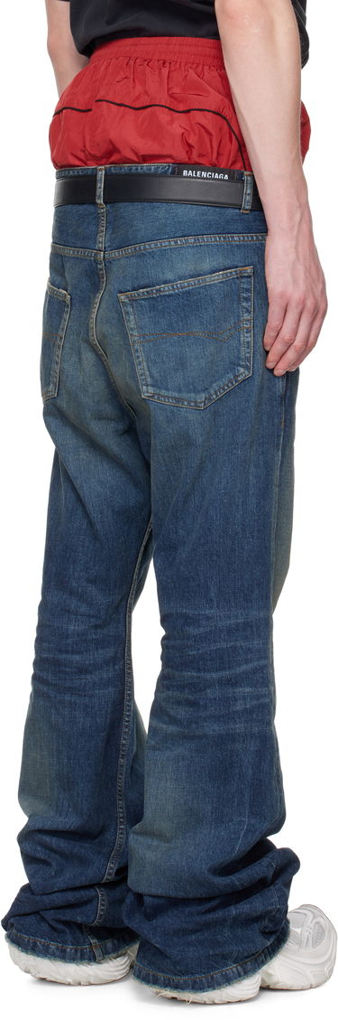 Jeans Balenciaga Balenciaga Layered Jeans Blå | 814224TRW62, 2