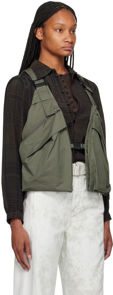 Vest LEMAIRE Utility Vest Grøn | OW1078 LF1226, 1
