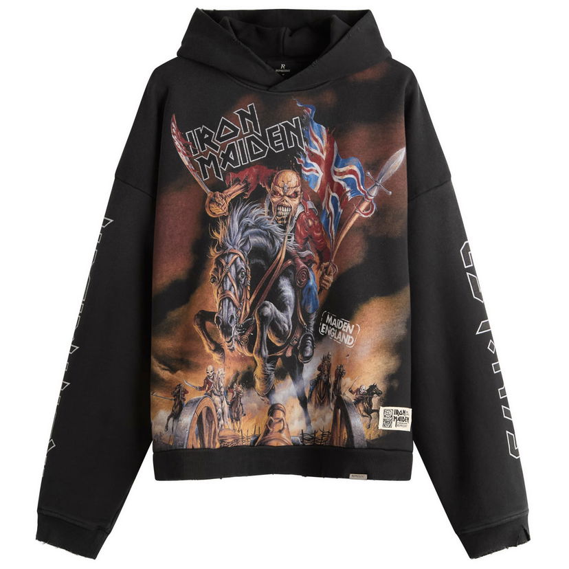 Sweatshirt Represent Clo Iron Maiden Steed Hoodie Sort | MLM100577-04