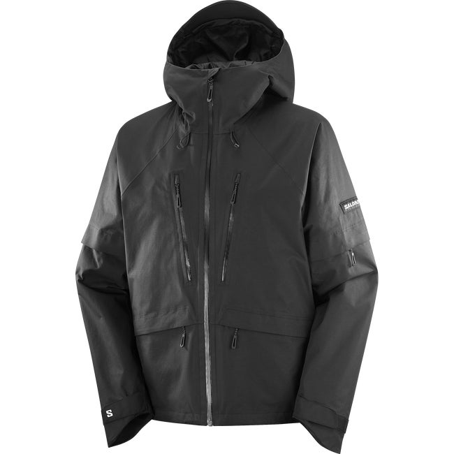 Jakke Salomon Venom Hooded Ski Jacket Sort | LC2652400, 1