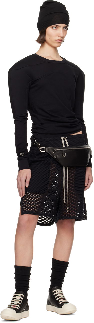 Sweatshirt Rick Owens Rick Owens Champion Edition Girdered Harness Sweatshirt Sort | CW01E1707 CHJG, 3