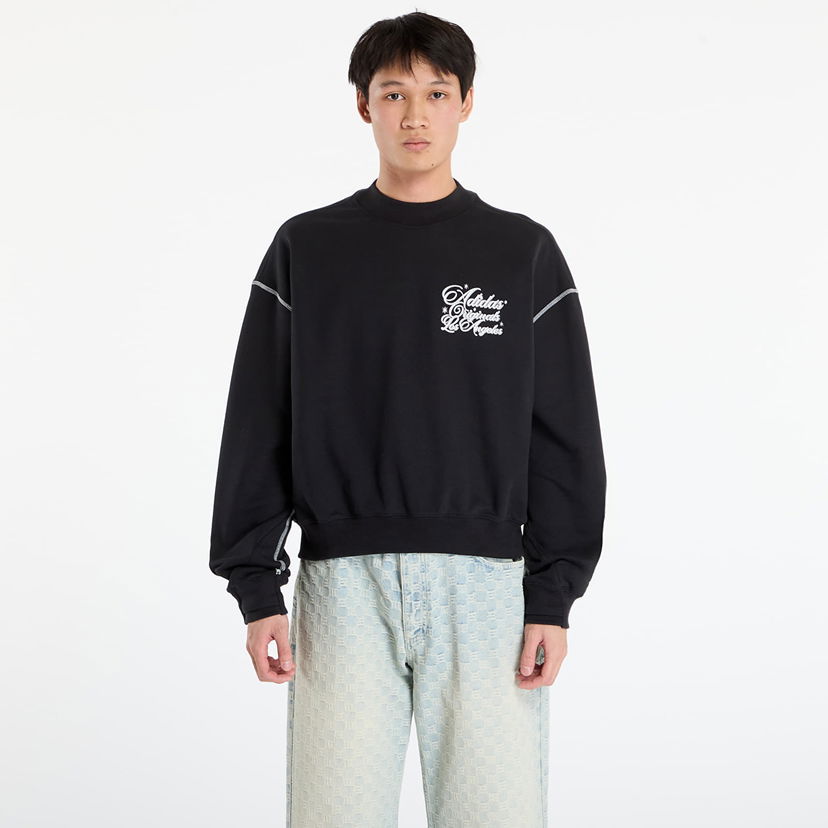 Sweatshirt adidas Originals Santa Monica Crewneck Sweatshirt Sort | JX6129