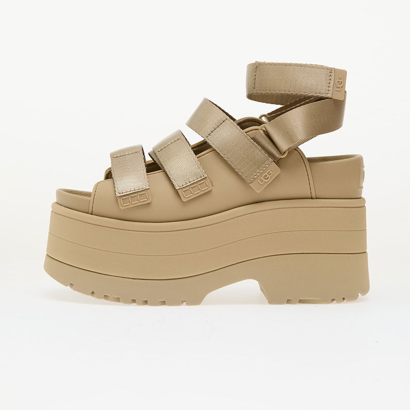 Sneakers og sko UGG UGG Goldenrise Platform Sandals Beige | 1167431-MDSD