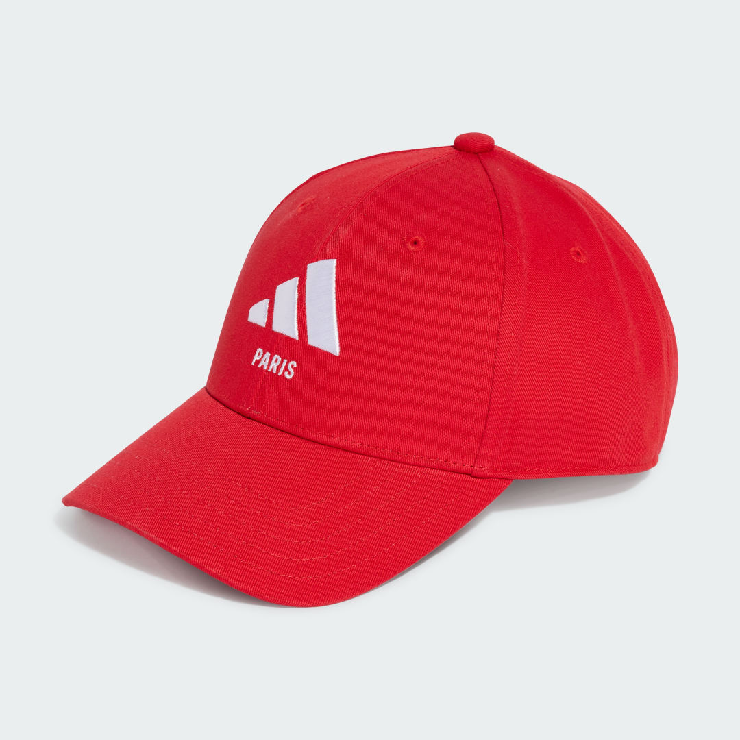 Kasket adidas Performance Paris Baseball Cap Rød | JJ1491, 0