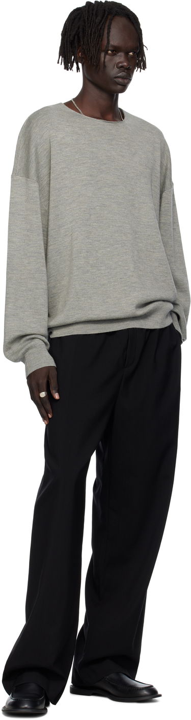 Sweater Fear of God Fear of God ESSENTIALS Long Sleeve Crewneck Sweater Grå | 192SP256495F, 3