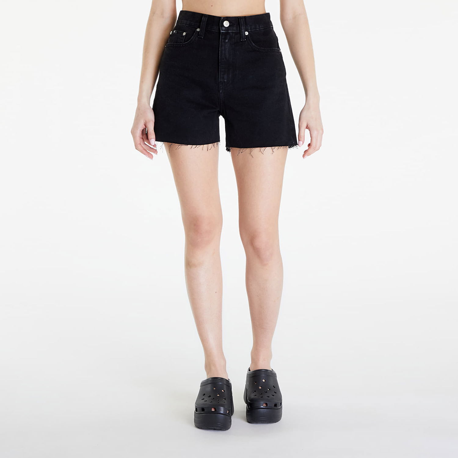 Shorts CALVIN KLEIN Jeans Mom Shorts Denim Black Sort | J20J222812 1BY, 0