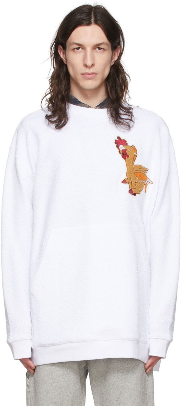 Sweater Stella McCartney Stella McCartney Fantasia Sweatshirt Hvid | 6J00333SNP29