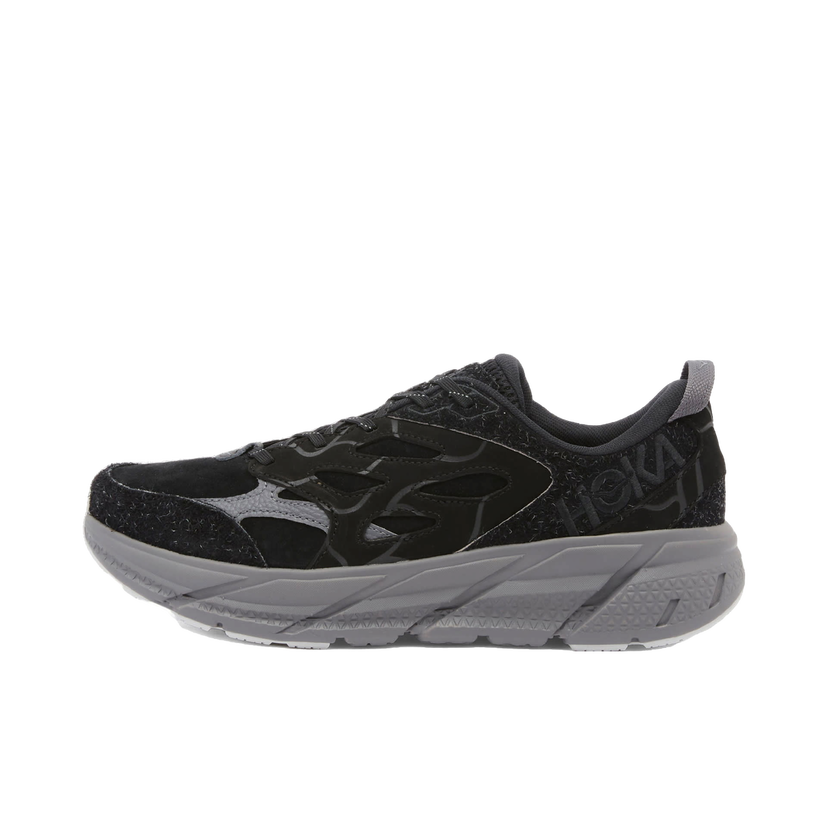 Løbe Hoka One One Clifton L Suede TP Sort | 1150910-BCKST