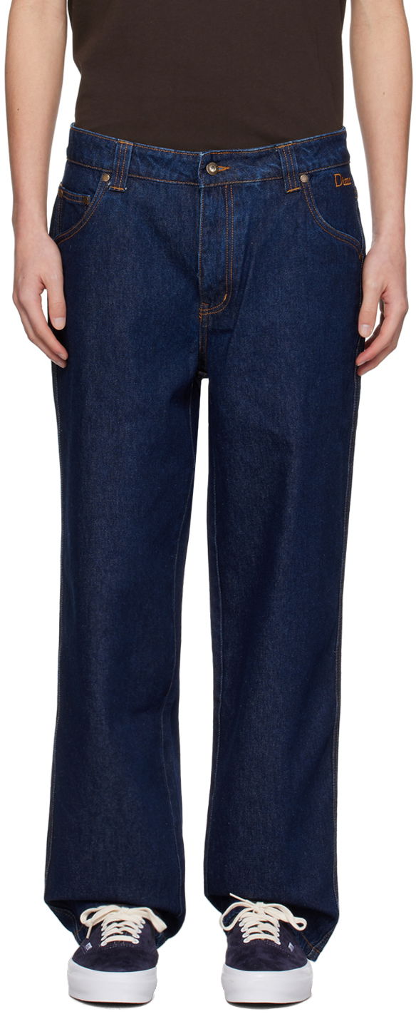 Jeans Dime Indigo Classic Relaxed Jeans Mørkeblå | DIMESP2433IND, 0