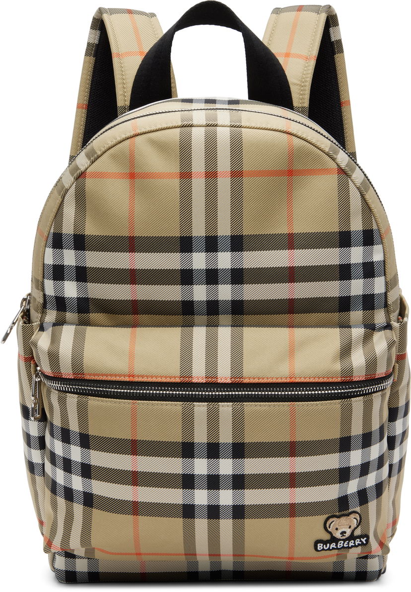 Rygsæk Burberry Burberry Check Backpack Beige | 8108445