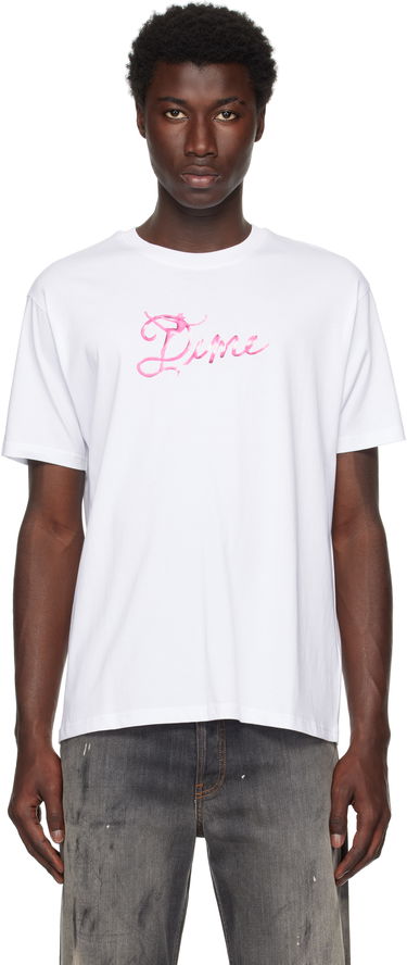 T-shirt Dime Dime Satin Graphic T-Shirt Hvid | DIMESU2554WHT, 0