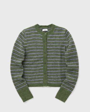 Sweater envii Striped Long Sleeve Cardigan Grøn | E25300028-CLR002348, 0