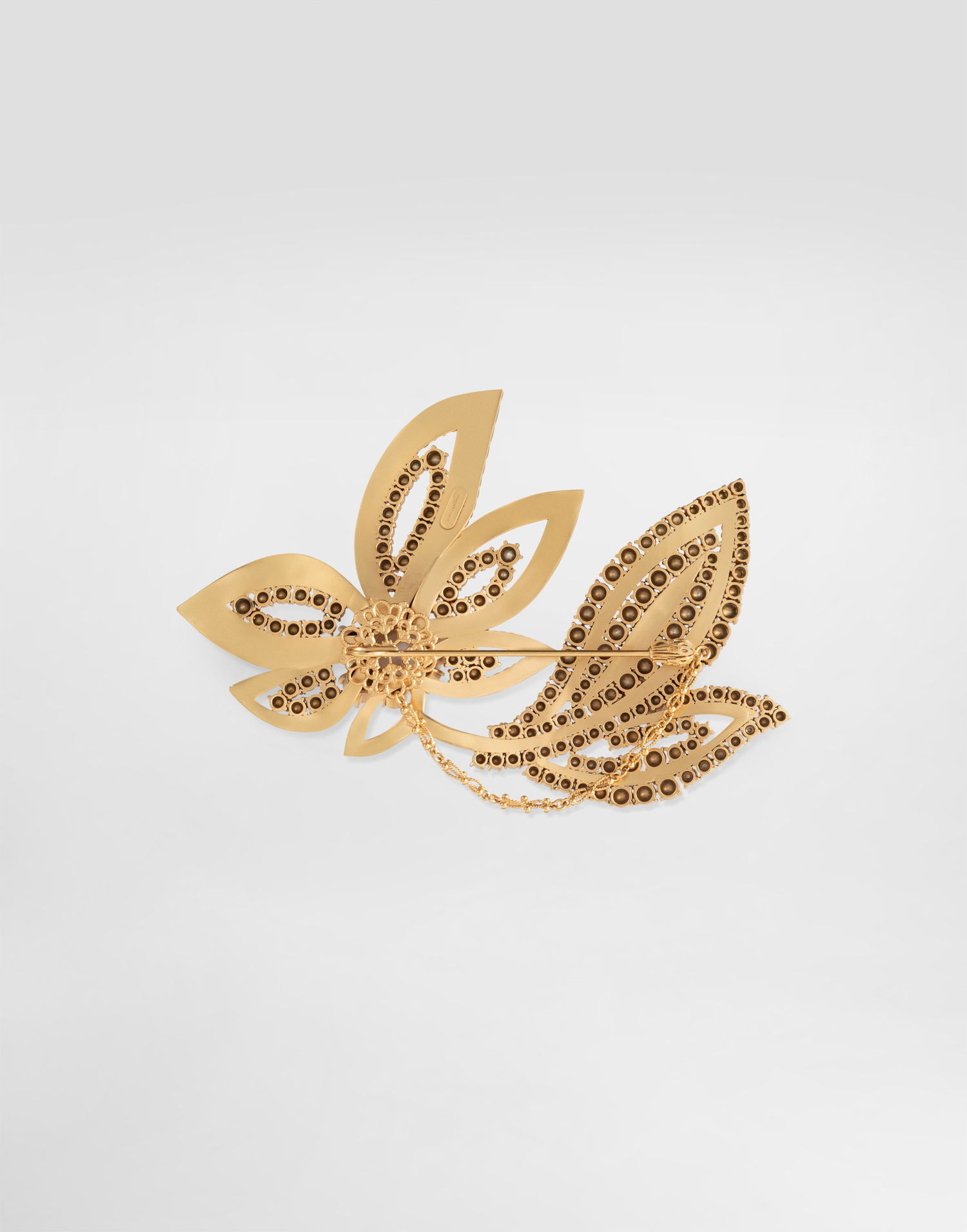 Stift Dolce & Gabbana Dolce & Gabbana Maxi Flower Brooch With Rhinestones Onesize Flerfarvet | WPR7F3W1111ZOO00, 1