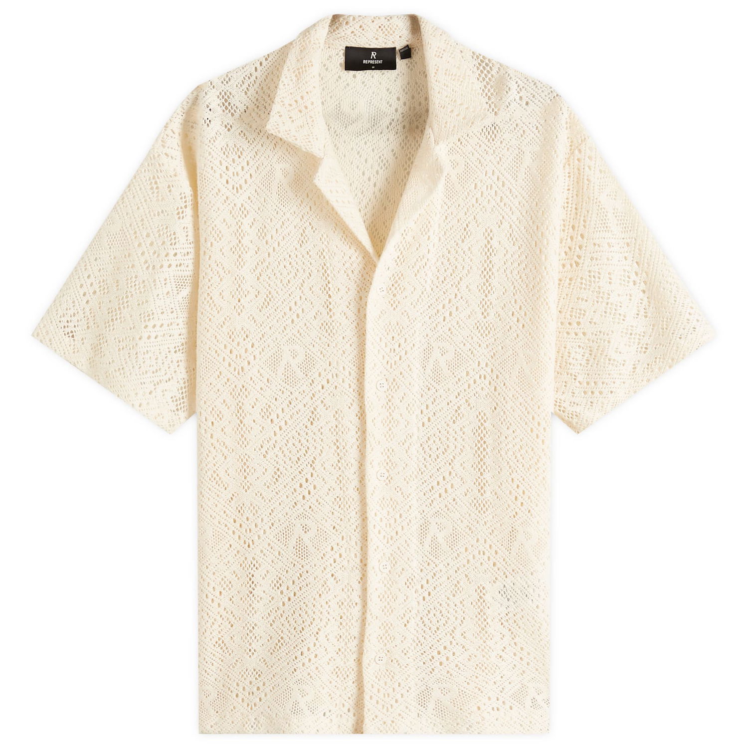 Skjorte Represent Clo Represent Crochet Shirt Hvid | MLM3837-26, 0
