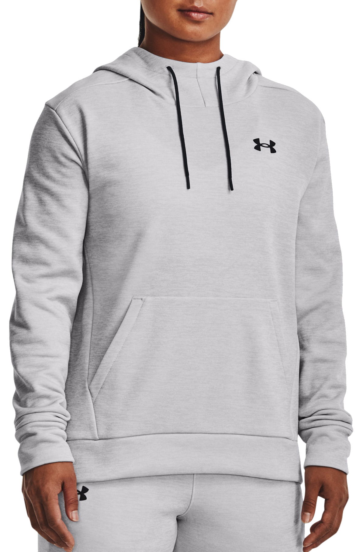 Sweatshirt Under Armour Hoodie Fleece Grå | 1373055-014, 0