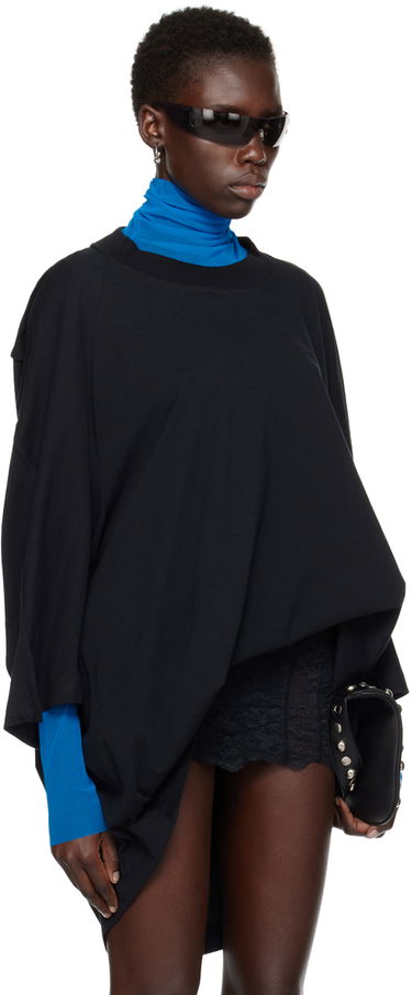 T-shirt Jean Paul Gaultier Jean Paul Gaultier Shayne Oliver Edition Oversized T-Shirt Sort | 24/27-U-TS068B-J063-00A, 1