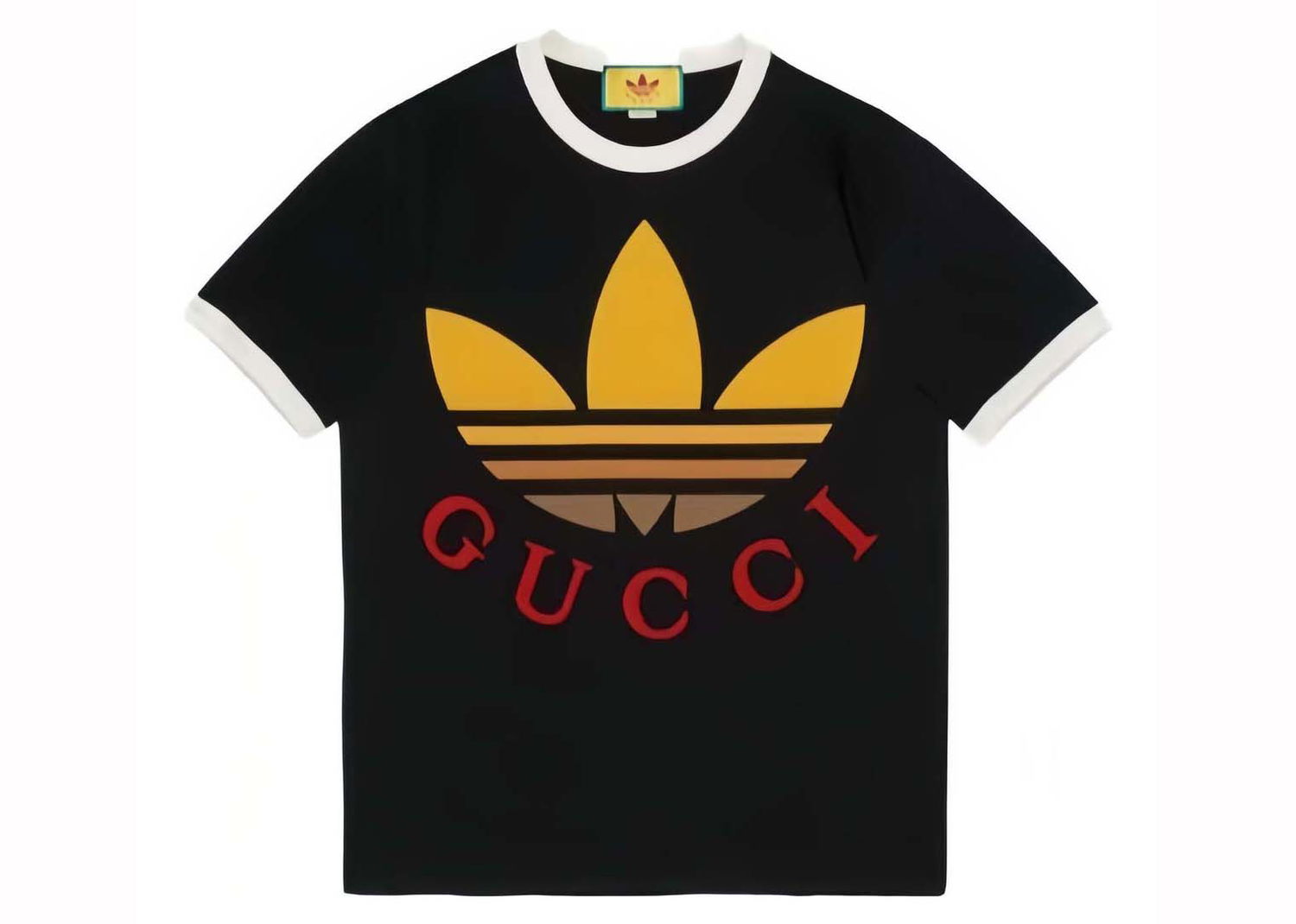 T-shirt Gucci adidas x Logo T-shirt Black Sort | 727694 XJE7J 1152, 0
