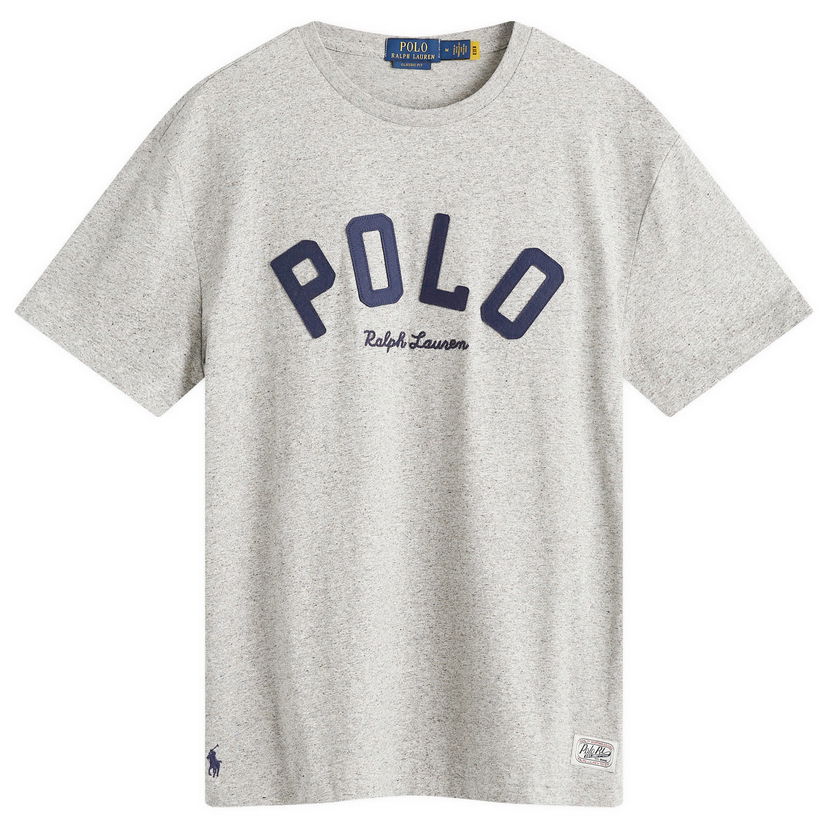 T-shirt Polo by Ralph Lauren Polo Ralph Lauren Men's College Logo T-Shirt in Dark Vintage Heather, Size Large | END. Clothing Grå | 710952043003