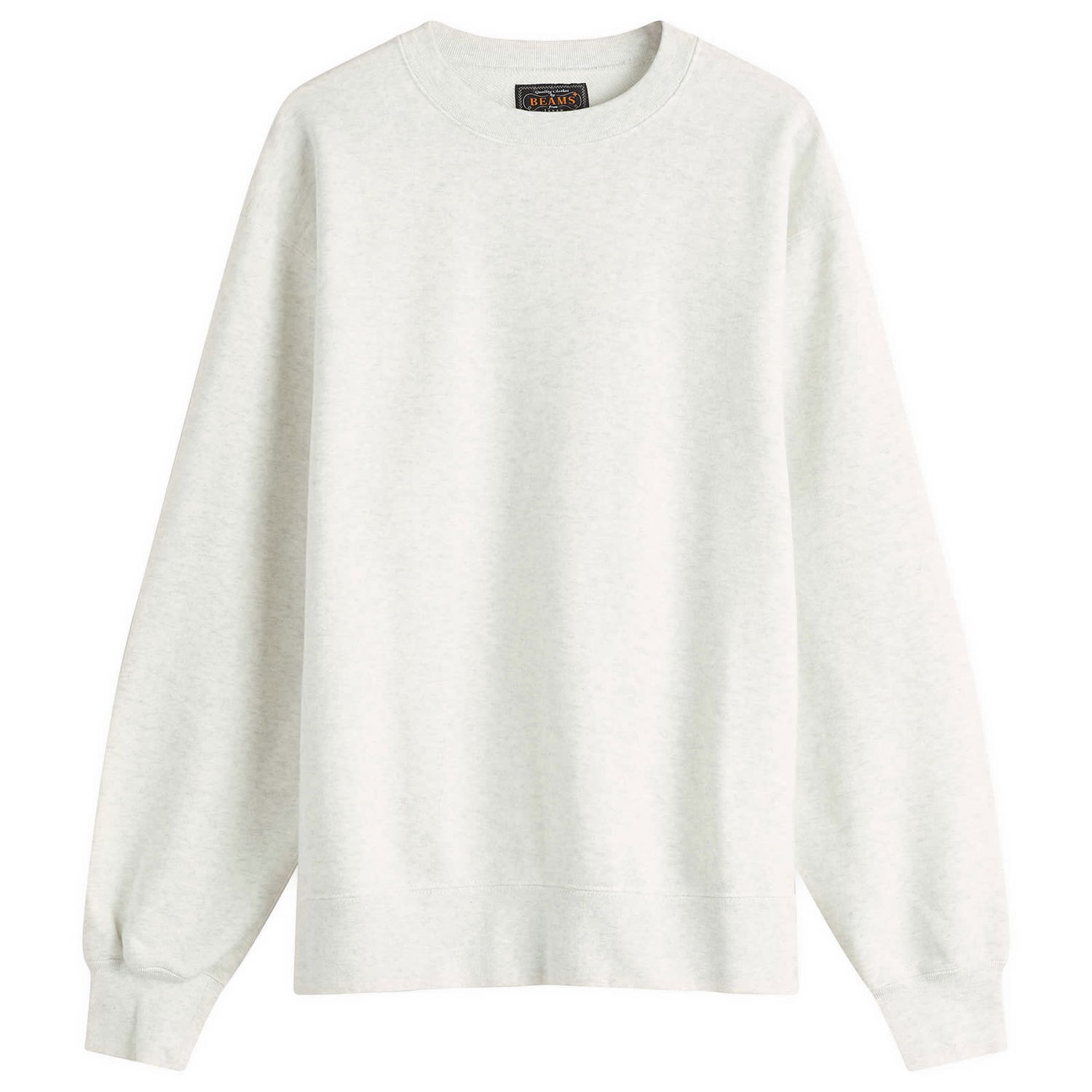 Sweatshirt BEAMS Beams Plus Crew Sweatshirt, Size Large Hvid | 3813-0191-103-12, 0