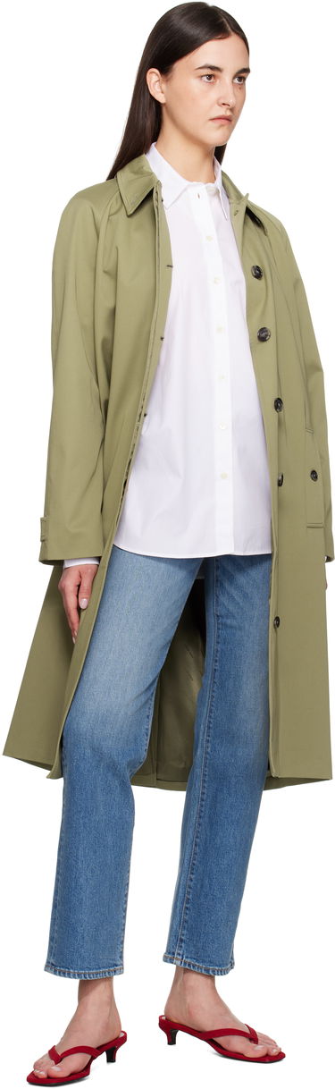 Trenchcoat Anine Bing Anine Bing Randy Trench Coat Grøn | A-01-10887-AYG3, 3