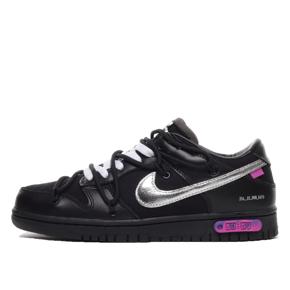 Sneakers og sko Nike Off-White x Dunk Low "Lot 50 of 50" Sort | DM1602-001, 1