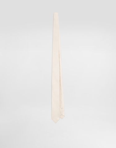 Tilbehør Dolce & Gabbana Dolce & Gabbana Silk Twill Tie Beige | GT149EFU10SA3791, 0