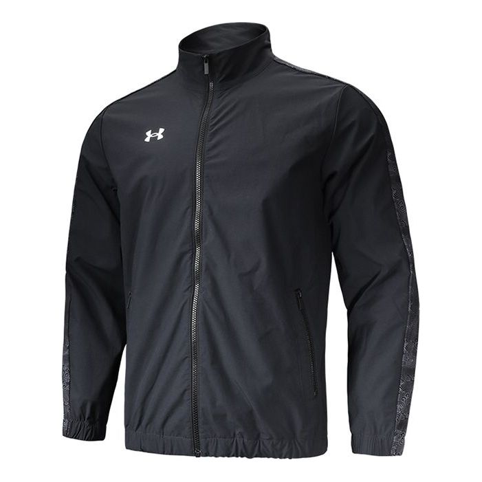 Vindjakke Under Armour Sportstyle Woven Full Zip Jacket Sort | 22500401-001, 0