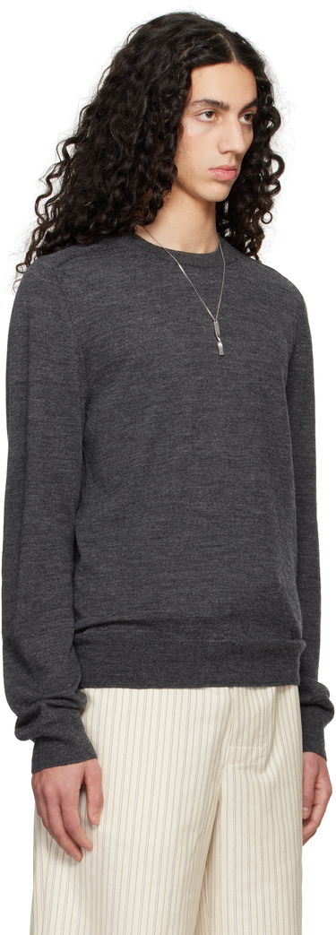 Sweater Maison Margiela Maison Margiela Elbow Patch Sweater Grå | S50HL0041 M13098, 1
