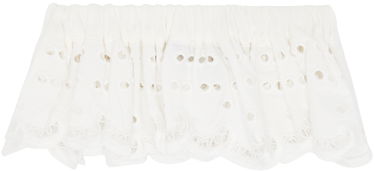 Bælter Chopova Lowena Exclusive Off-White Ruffled Garter Hvid | W6340, 1
