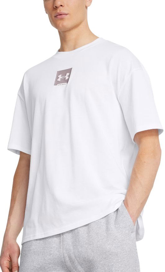T-shirt Under Armour Men's Box Logo Short Sleeve T-Shirt Hvid | 1386803-100