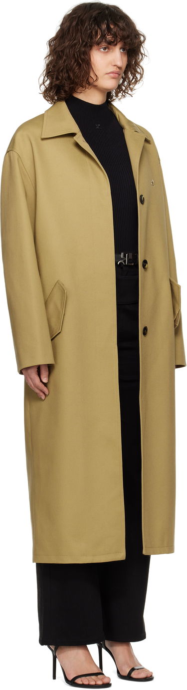Trenchcoat Courrèges Courrèges Cocoon Coat Grøn | 125CMA196PL0179, 1