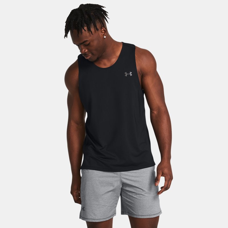 Tanktop Under Armour Elite Launch Reflective Running Tank Top Sort | 1382608-001