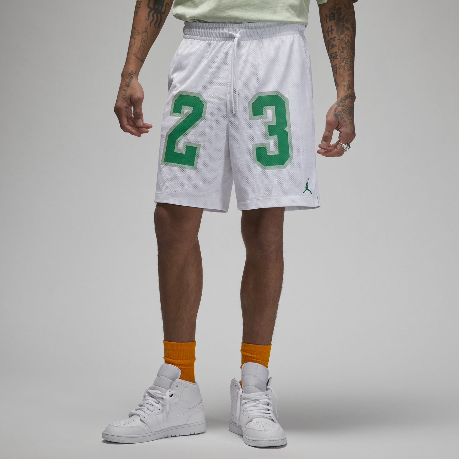 Shorts Nike Essentials Graphic Mesh Shorts Hvid | DX9671-100, 0