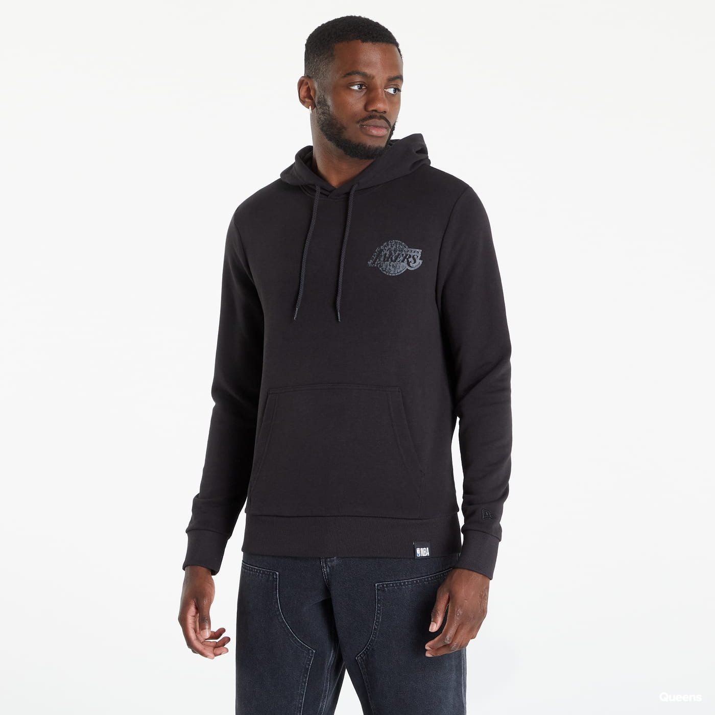 Sweatshirt New Era Seas Infill Lakers Los Angeles Hoodie Sort | 12893088, 0