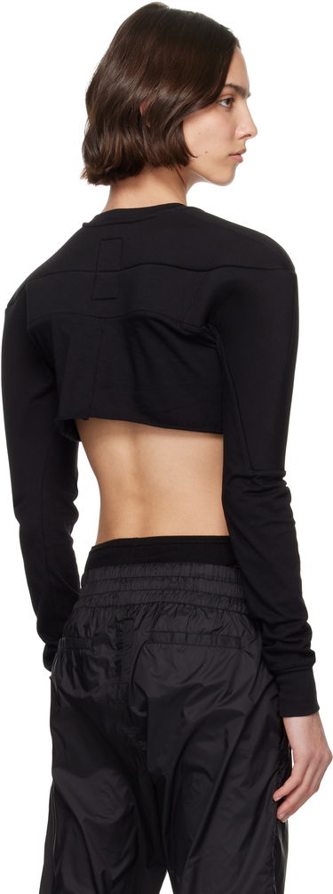 T-shirt Rick Owens Rick Owens Champion Edition Girdered Cropped Harness T-Shirt Sort | CW01E1708 CHJG, 2