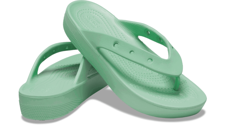 Sneakers og sko Crocs Classic Platform Flips Grøn | 207714-3UG, 1