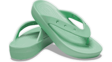 Sneakers og sko Crocs Classic Platform Flips Grøn | 207714-3UG, 1