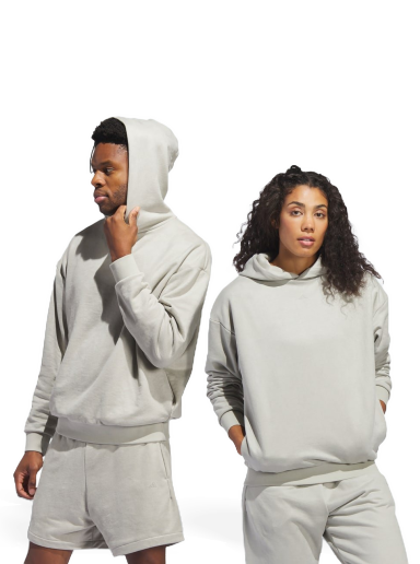 Sweatshirt adidas Performance Basketball Sueded Hoodie Grå | IN7707