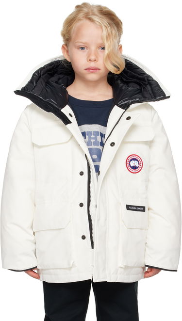 Parka Canada Goose Kids' Expedition Down Jacket Hvid | 4552Y, 0