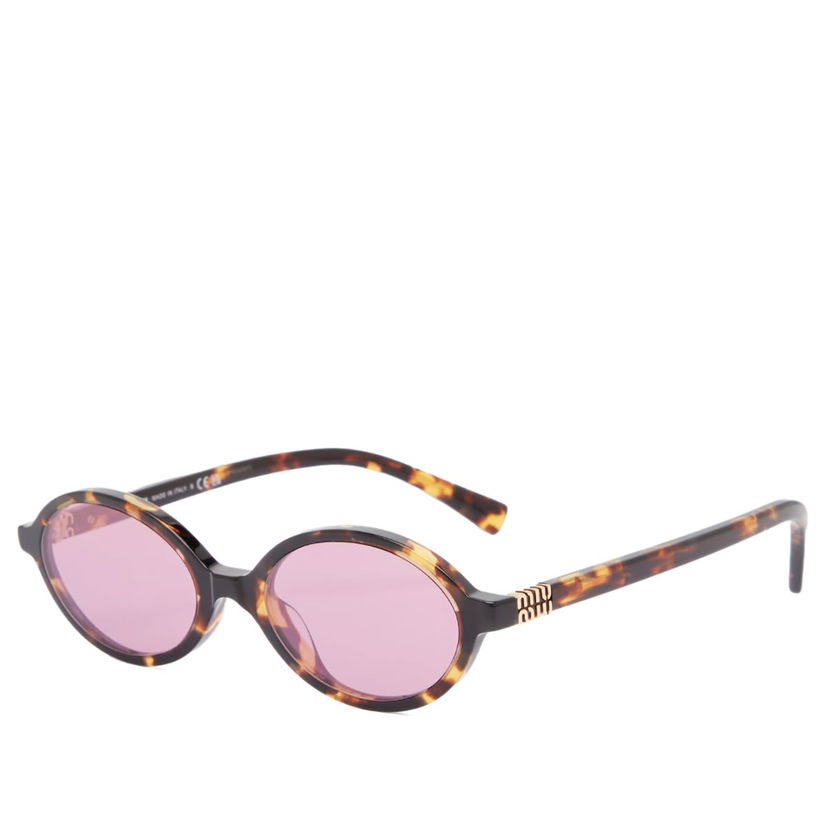 Solbriller Miu Miu Miu Miu Regard Oval Sunglasses Brun | 0MU-04ZS-50-VAU50D