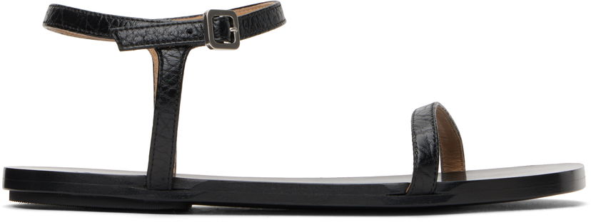 Skopleje Marsèll Marsèll Sottile Leather Sandals Sort | MW8530 P021