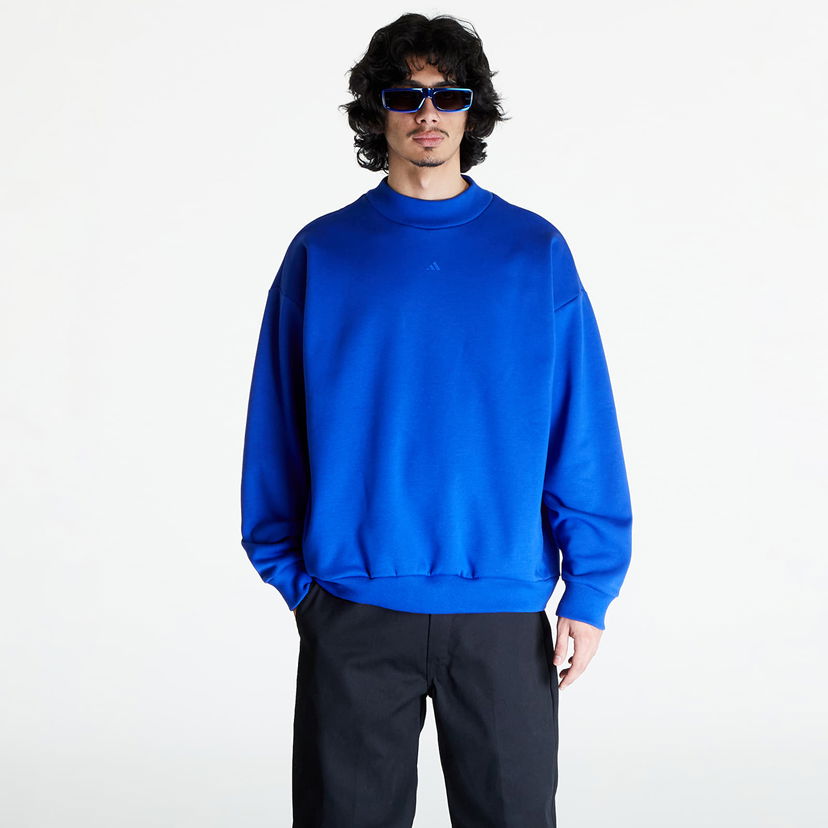 Sweatshirt adidas Performance adidas One Fleece Basketball Mørkeblå | IX1963