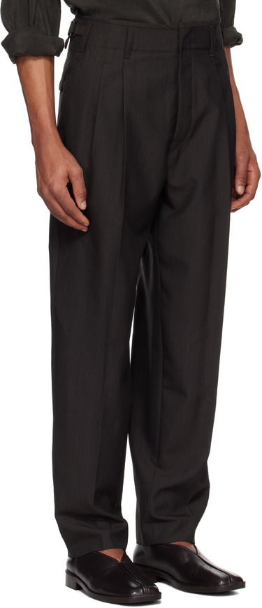 Bukser LEMAIRE Lemaire Pleated Trousers Sort | PA1169 LF414, 1