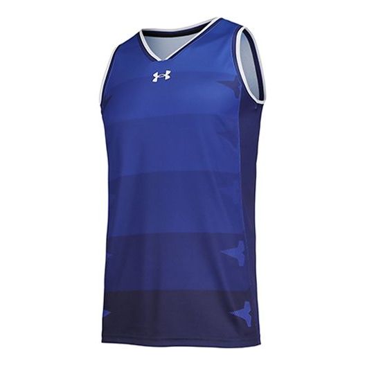 Jersey Under Armour Basketball Jersey Blå | 21500106-400, 0