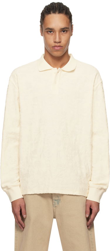 Polo skjorte Soulland Soulland Robert Plush Long Sleeve Polo Hvid | 51000-1308, 0
