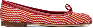Tøj Manolo Blahnik Manolo Blahnik Veralli Ballerina Flats Rød | 424-1947, 0